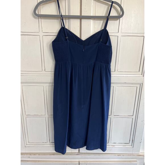 Lilly Pulitzer size 0 Kelsea navy blue silk dress - Picture 5 of 6